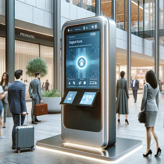 Kiosko digital para información