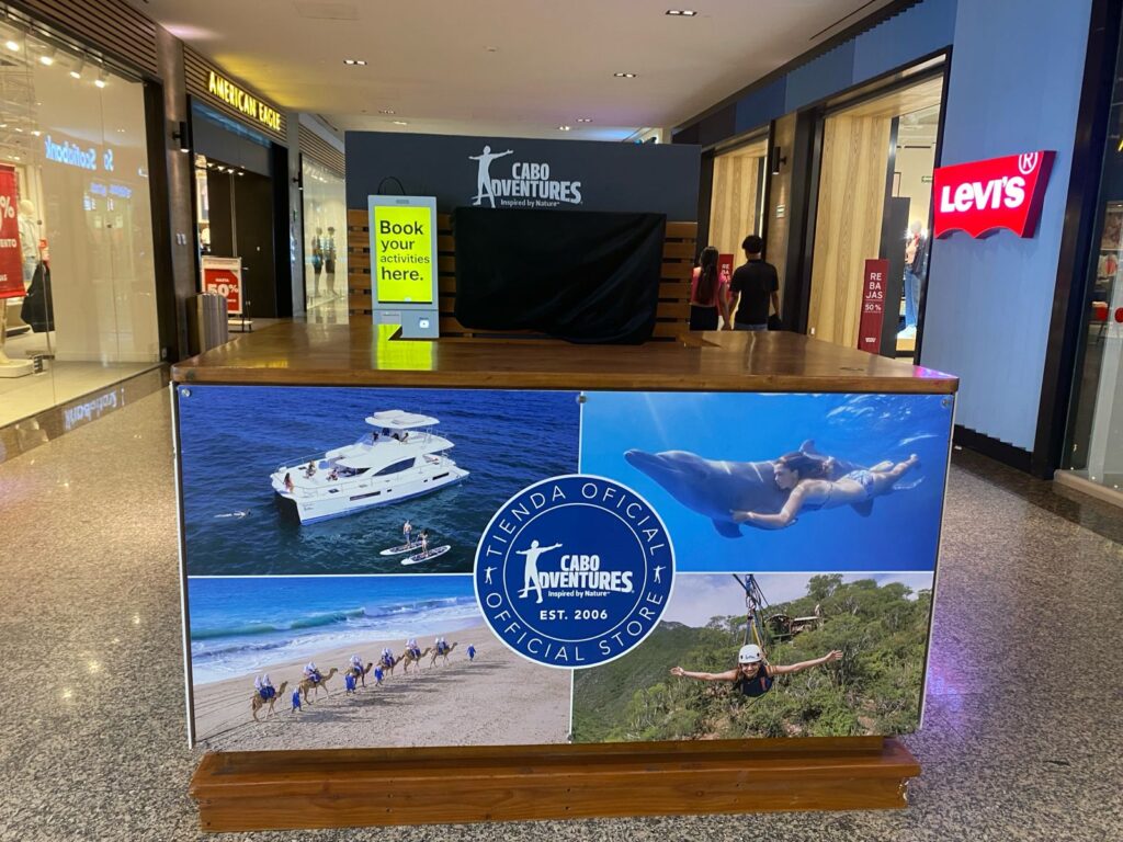 Kiosko en centro comercial